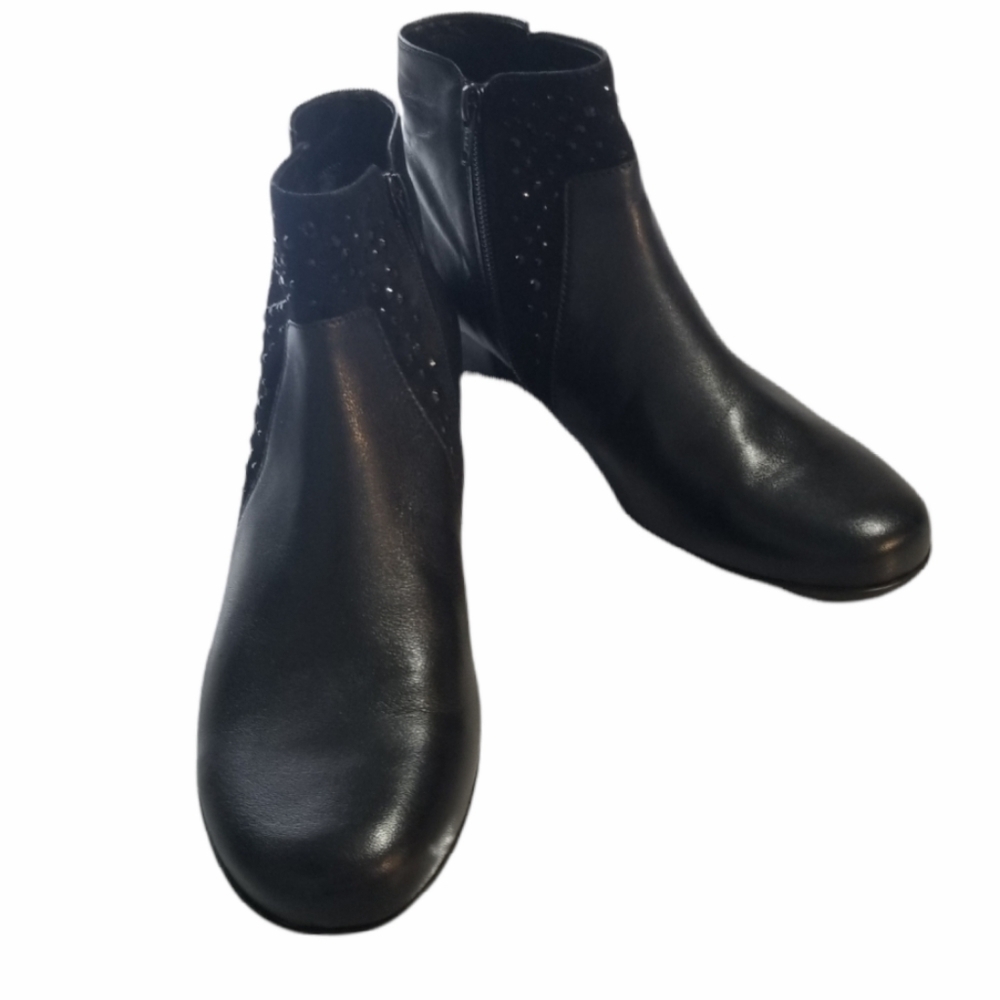 GABOR Hovercraft Womens Booties Ankle Boots UK 6.5 US 7 7.5, Color Black